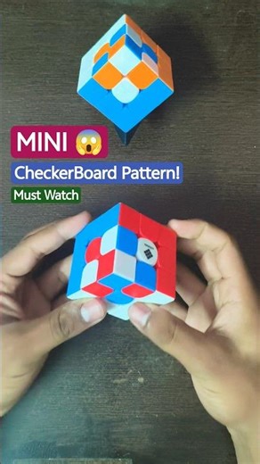 M!N! "CheckerBoard" Pattern ~ 3x3 | New Pattern | #shorts #viral #rubikscube #cube #tips #tricks