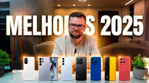 Os 9 melhores celulares de 2025 testados pelo Oficina da Net