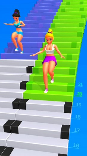 2.4K views · 7.1K reactions |  Down Stairs Race  Mobile Gameplay ‼️#downstairs #games #trending #vsgamingking #reelsfeed #reels | VS Gaming King | Facebook