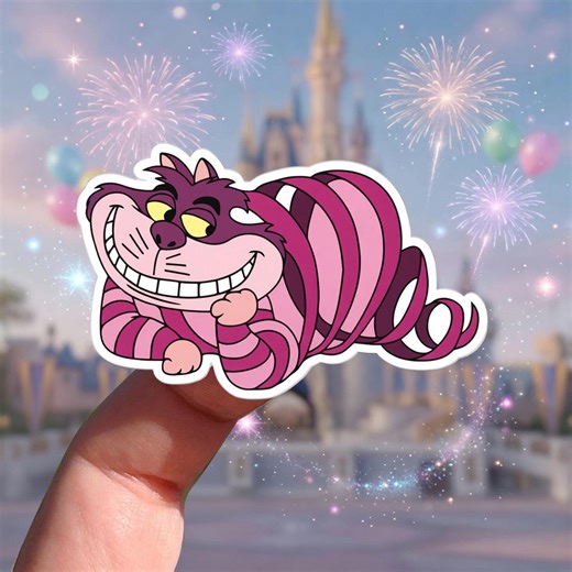 I'm Not All There Myself Vinyl Sticker, Alice in Wonderland Waterproof Decal, Cheshire Cat Sticker, We're All Mad Here, Custom Laptop Decal - Etsy