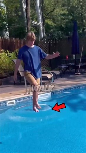 Can Humans REALLY Walk On Water? 🧐🌊 #shorts #tiktok #tricks