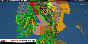 1.7K views · 13 reactions | 3 PM Doppler Radar loop of Idalia. It appears to be tracking slightly West of the track. For now, disregard those models looping it around. Way too far out to project that. I did notice that NOAA jets were sampling the air along the Treasure Coast this afternoon and this info will be put into the models. | Home Town Weather | Facebook