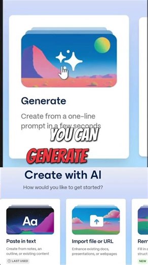 How Gamma AI Makes Full Presentations for You #shorts