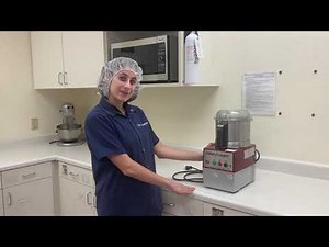 Robot Coupe industrial food processor demo