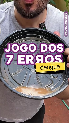 Jogo dos 7 erros focado na prevenção da dengue