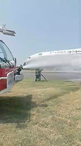 Timely Efforts of ATC and RFFS Save Lives in Peshawar Airport Runway Excursion involving Saudi Airline Flight SV792 Upon noting smoke and subsequent fire in the left landing gear, PCAA's Air Traffic Controller acted with remarkable composure and clarity, delivering when most needed. The plane had landed safely and was taxiing near the runway when the emergency occurred. The controller’s prompt communication to the pilot, who was unaware of the situation, ensured a timely response from the Fire a