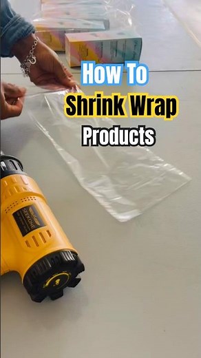 How to Shrink Wrap Your Products