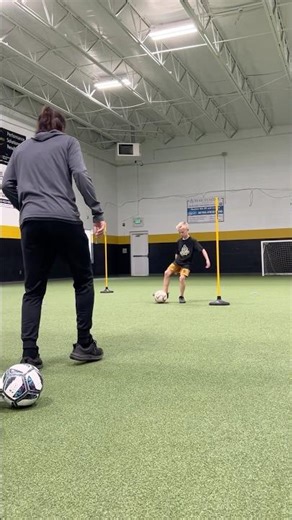 Passing & Shooting Combination Drill | 1-on-1 Private Training at The Soccer Factory