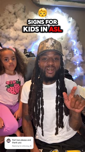 Ronnie McKenzie on Instagram: "Basic kid signs in American Sign Language part 2, lets go!!"