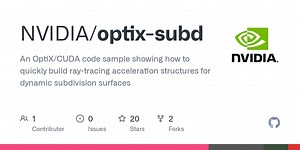 OptiX sample for real-time animated subdivision surfaces   DLSS-RR