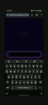 weirgo | CLI Experience on Mobile