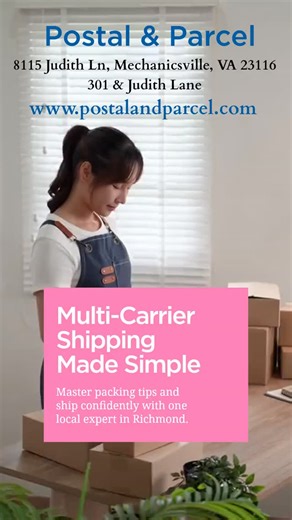 Postal & Parcel on Instagram: "Preparing your packages for multi-carrier shipping doesn't have to be complicated. Here's how to get it right every time: • Choose the right box size—too big means extra cost, too small risks damage. • Use sturdy packing materials like bubble wrap and packing peanuts to protect your items. • Seal all edges with quality packing tape, not just the top. • Clearly label your package with the correct shipping address and return info. • Separate shipments by carrier if y