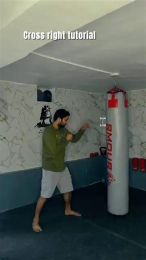 How to Throw a Perfect Cross Right | Step-by-Step Boxing Tutorial for Beginners 🥊 #boxing