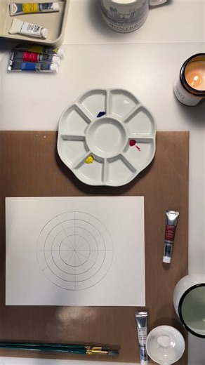 1 steps in creating a color wheel