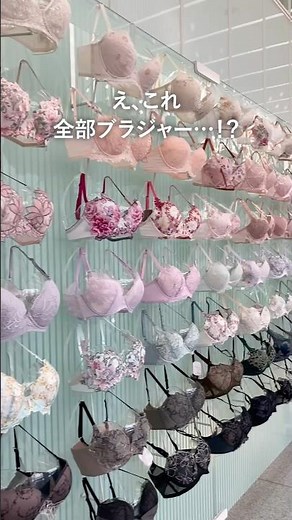 We've updated the "Bra Wall" at Wacoal headquarters!♪