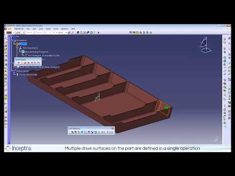 CATIA V5 PLM Express – Advanced Multi-Axis & Pocket Machining (AME)