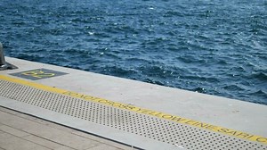 Download yellow caution sign or line on the platform for free