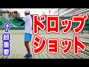 How to hit a drop shot? Explanation of forehand and backhand shots [Tennis] Tennis Dropshot Lesson