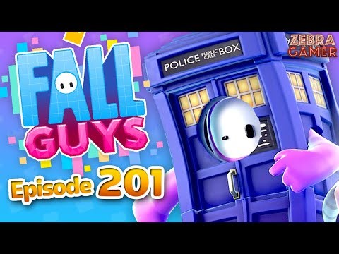 Dr. Who Costumes! Tardis Costume Bundle! - Fall Guys Gameplay Part 201