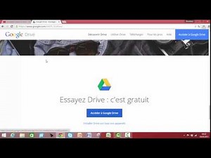 Comment stocker des fichiers ou documents gratuitement sur Google Drive