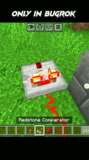 Only in bugrock 🥶 #minecraft