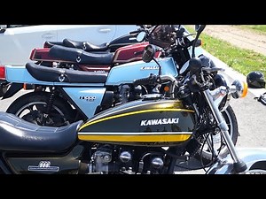 The riding of Kawasaki Z's group