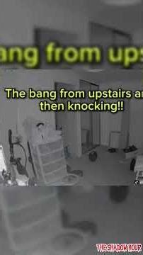 Our Home Security Camera Records Unexplained Banging Sounds #creepy