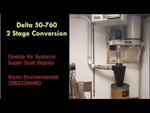 Converting My Delta Dust Collector into a 2 Stage Cyclone Separator