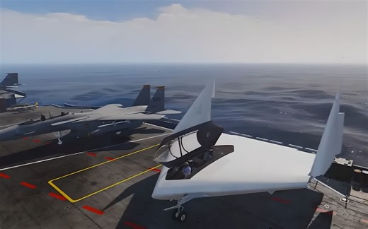 美国九十年代麦道公司A-12"复仇者"舰载隐形攻击机全尺寸模型