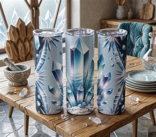 Tumbler Wrap PNG, Frozen Crystal Throne Ice Design, Ice Crystal Kingdom Wrap,winter Fantasy Glitter Sublimation, Snow Queen Digital Download - Etsy
