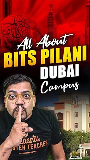 All about BITS Dubai in 1 min😍😍| FEES , Admission Process, Placement #bitsdubai #dubai #jee2026