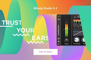 Bitwig Studio 5.2: Compressor , new EQs, precise audio editing & more
