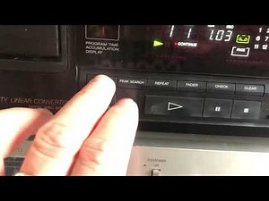 Sony Compact Disc Player CDP-790 @FunwithVintageHiFi