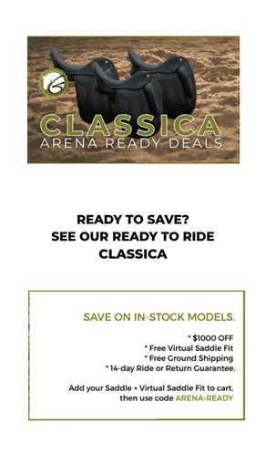 Arena Ready Classica Dressage Saddles - Deals On Now.
