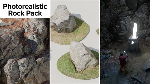 Photorealistic Rock Collection (FREE & Paid)