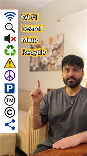 10 Common Symbols Everyone Should Know in English | Learn with Preeti and Sachin #shorts