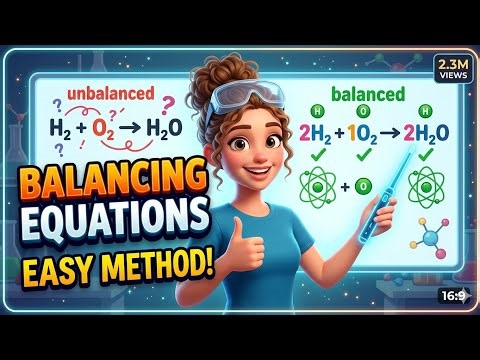 How to Balance Chemical Equations for Beginners