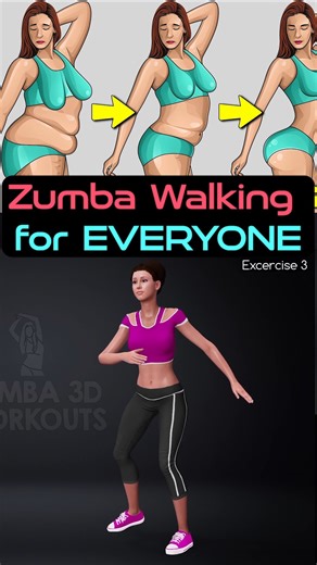 #ZumbaWalking #DanceWorkout #FatBurningWalk #ZumbaWalking #DanceWorkout#fblifestyle #FatBurningWalk #lowimpactworkout #dancefitness #fitnessmotivation #healthylifestyle #bodysculpting #happyworkout #lovehandles #fblifestyle | ZUMBA 3D Workouts
