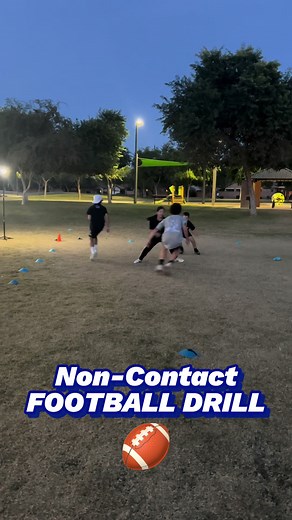 “Touch Oklahoma” 🏈 This drill is a great alternative to do in the off-season, when most teams aren’t allowed to put pads on. It can be a great tool for conditioning, training, pursuit, footwork, improving a ball carrier, footwork, while maneuvering around blockers and tacklers, and teaching leverage from a linebacker and defensive lineman’s point of view. Of course, the lack of contact may take away from the intensity aspect of the Oklahoma drill. But I still feel like it can help a lot of play