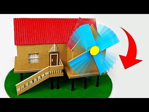 How to make windmill generator model at home.