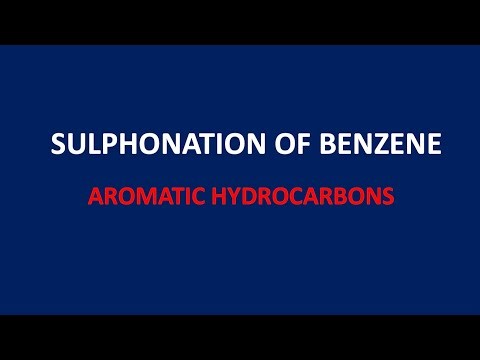 Sulfonation of Benzene | Aromatic Hydrocarbon | IITJEE | NEET