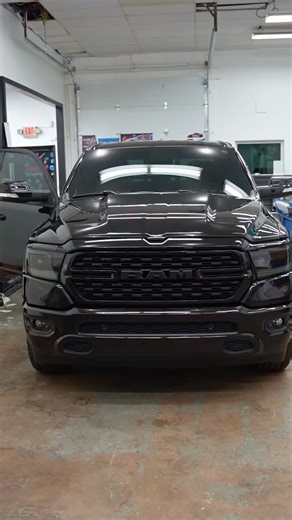 Jamkai Graphics & Wraps on Instagram: "Clean, stealth, and built to pop when the light hits 😮‍🔥 We just wrapped up these black reflective graphics on a Dodge Ram pickup—low-key during the day, high-impact at night. Perfect balance of style, safety, and branding that turns heads without being loud. If you want your truck to stand out the smart way, you already know who to call. 📍 Jamkai Graphics | East Hartford, CT 📞 860-960-1606 #BlackReflective #DodgeRam #TruckGraphics #CommercialGraphics #