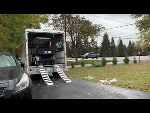 DIY Unloading golf cart with one person from a U-haul truck