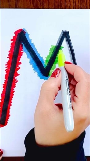 Learn Letter M Coloring for Kids | Fun Half Color Activity!