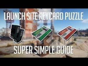 Rust - Launch Site Keycard Puzzle 2025 EASY