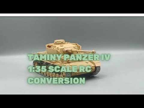 Tamiya Panzer IV full RC conversion 1:35 scale with 3D printing parts