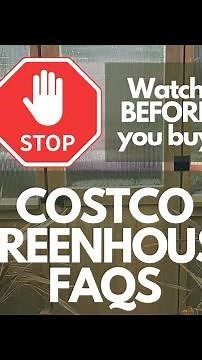 IS THE COSTCO GREENHOUSE EASY TO ASSEMBLE? #yardistry