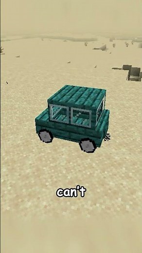 Drive a CAR in Minecraft