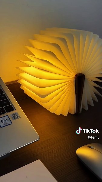 Unlock the magic of reading with a twist! Illuminate your nights with the Creative Folding Book Light. Colors change like a dream with just a flip of a page. Compact, wood-grain charm meets USB rechargeability. Transform any space🔎 Search dpw3628 on Temu for this amazing product! #Temu #TemuFinds