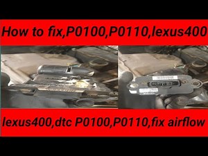 How to fix,ls400,P0100,P0110,air flow sensor circuit, fault,kaise fix kare,
